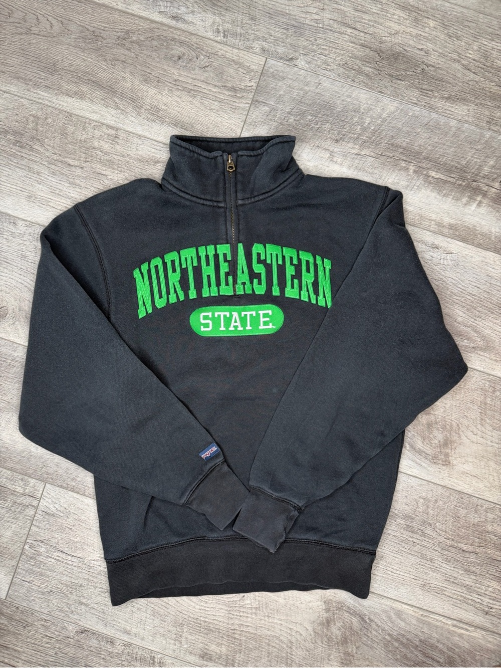 Jansport Northeastern State Black Quarter-Zip Sweatshirt